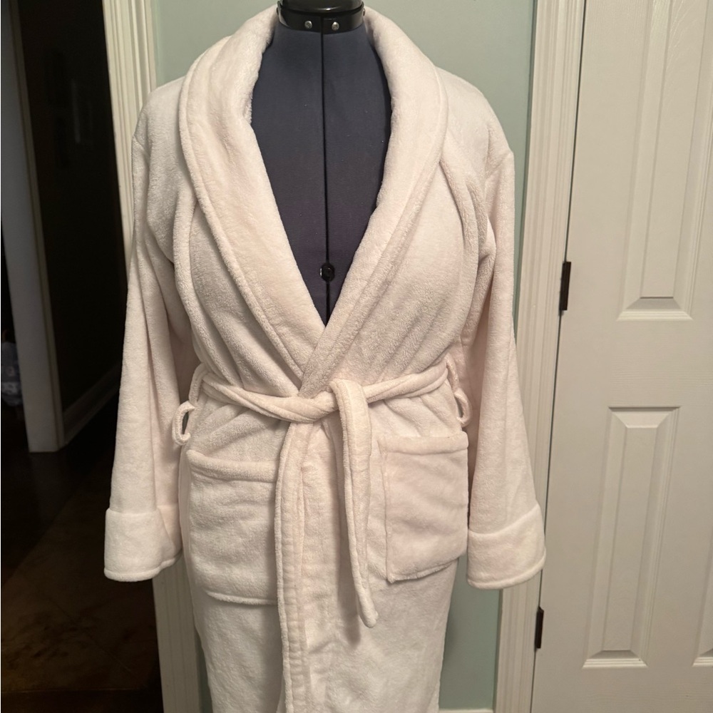Los Angeles Trading Co white Dog and Wine lovers Robe OS